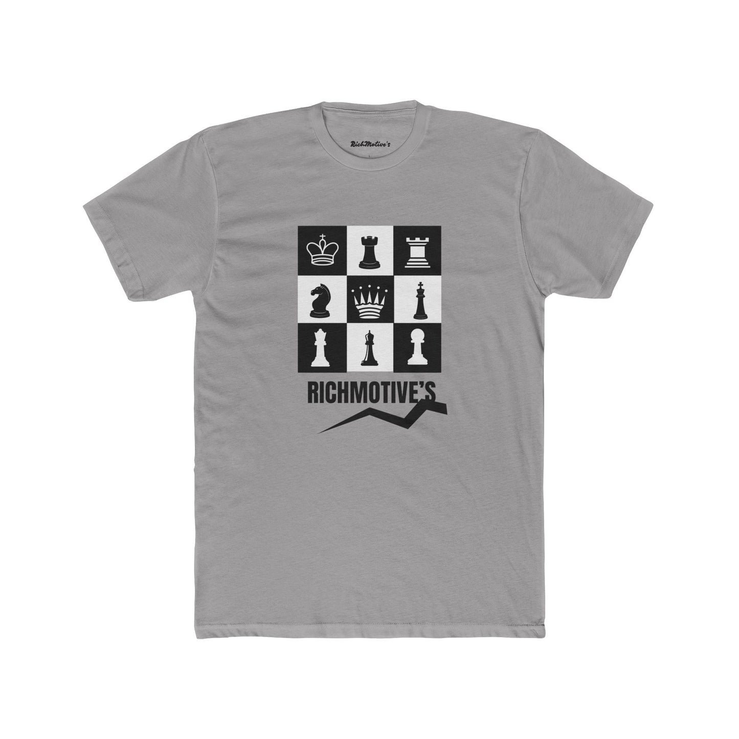 Richmotive's Chess Strategy Unisex Cotton Crew Tee