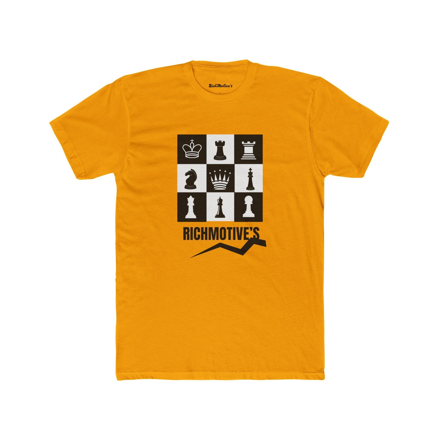 Richmotive's Chess Strategy Unisex Cotton Crew Tee