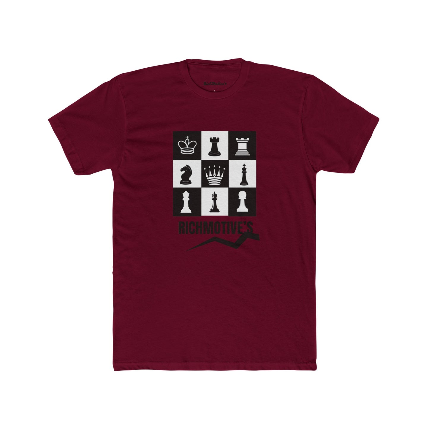 Richmotive's Chess Strategy Unisex Cotton Crew Tee