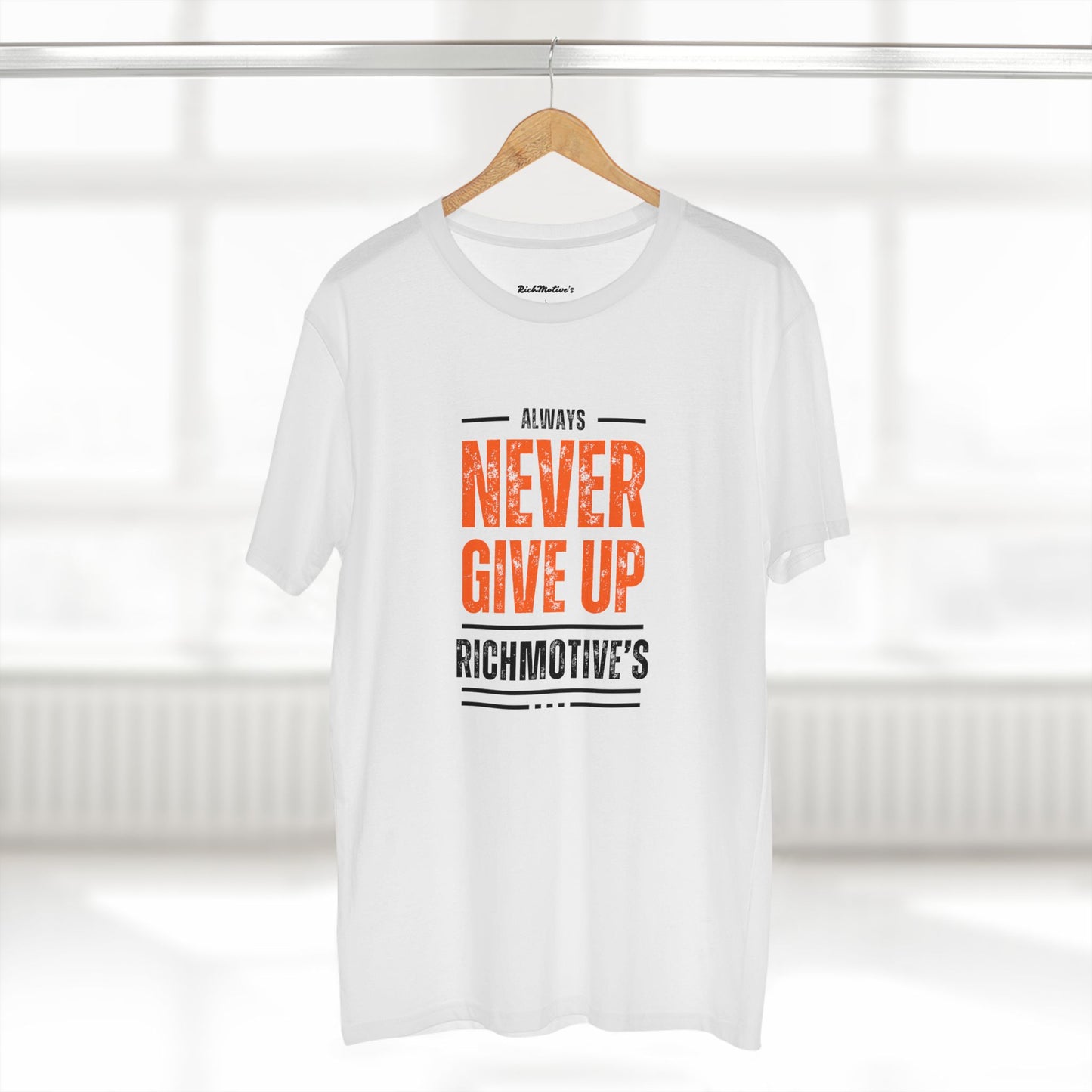Motivational Adult Tee - "Always Never Give Up"