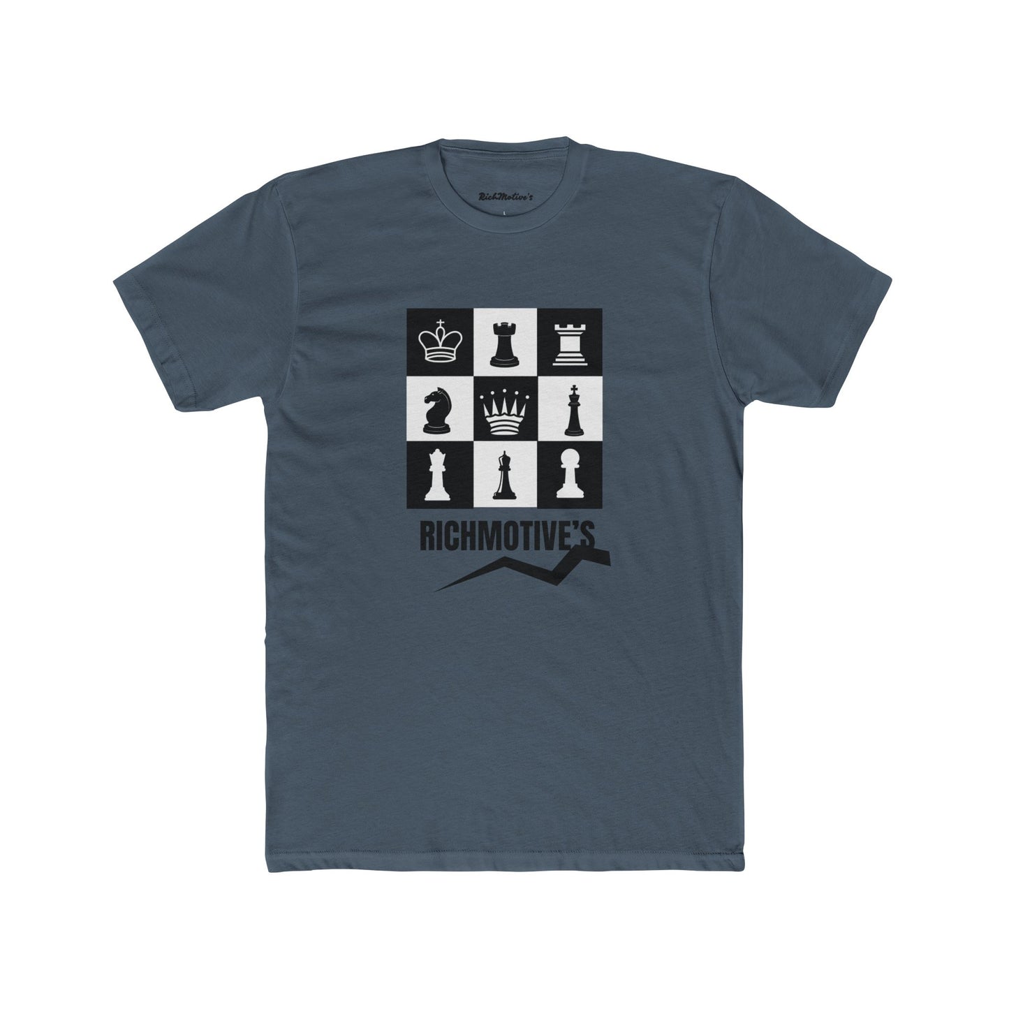 Richmotive's Chess Strategy Unisex Cotton Crew Tee