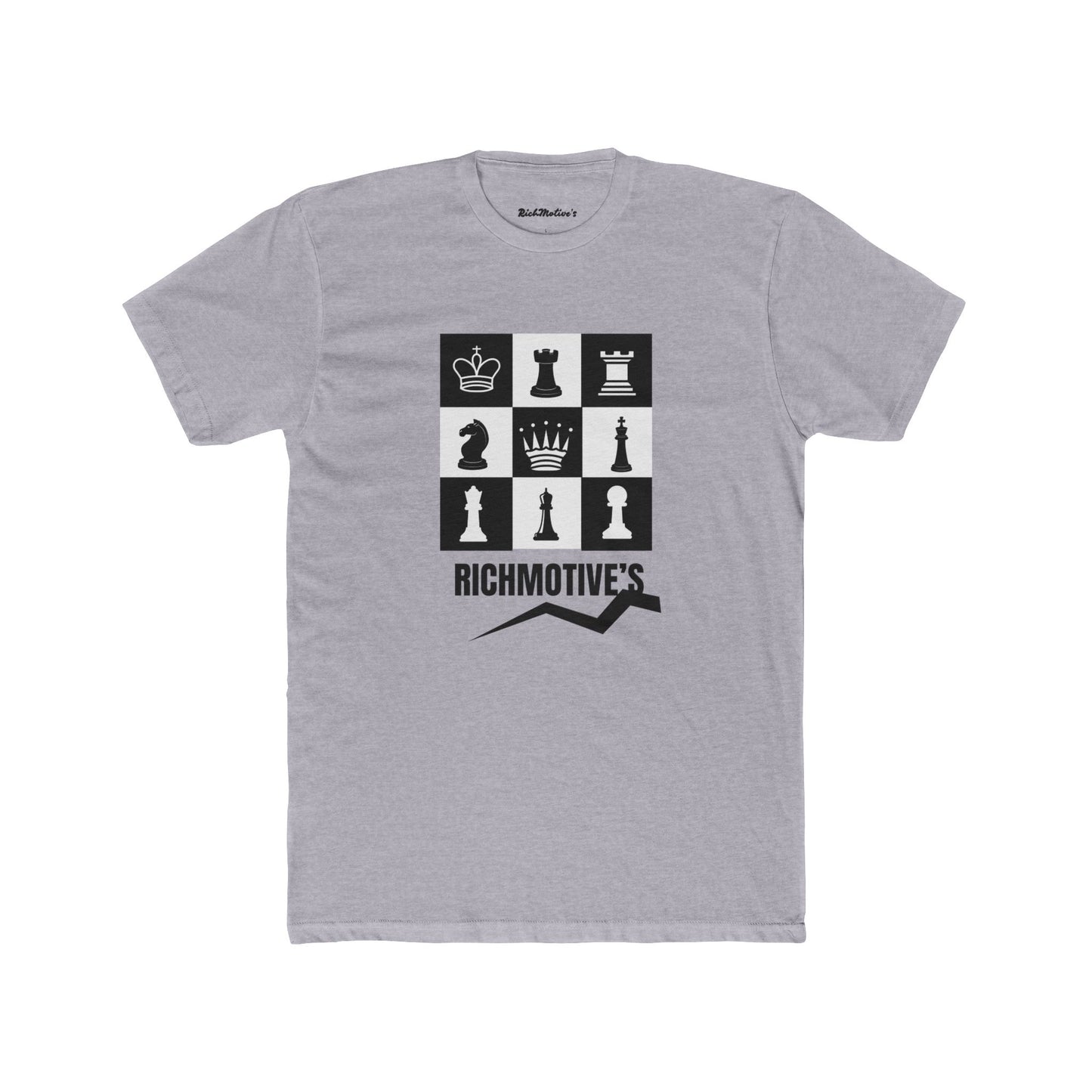 Richmotive's Chess Strategy Unisex Cotton Crew Tee