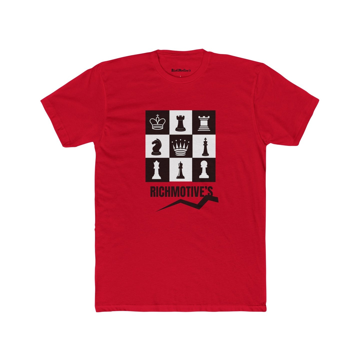 Richmotive's Chess Strategy Unisex Cotton Crew Tee