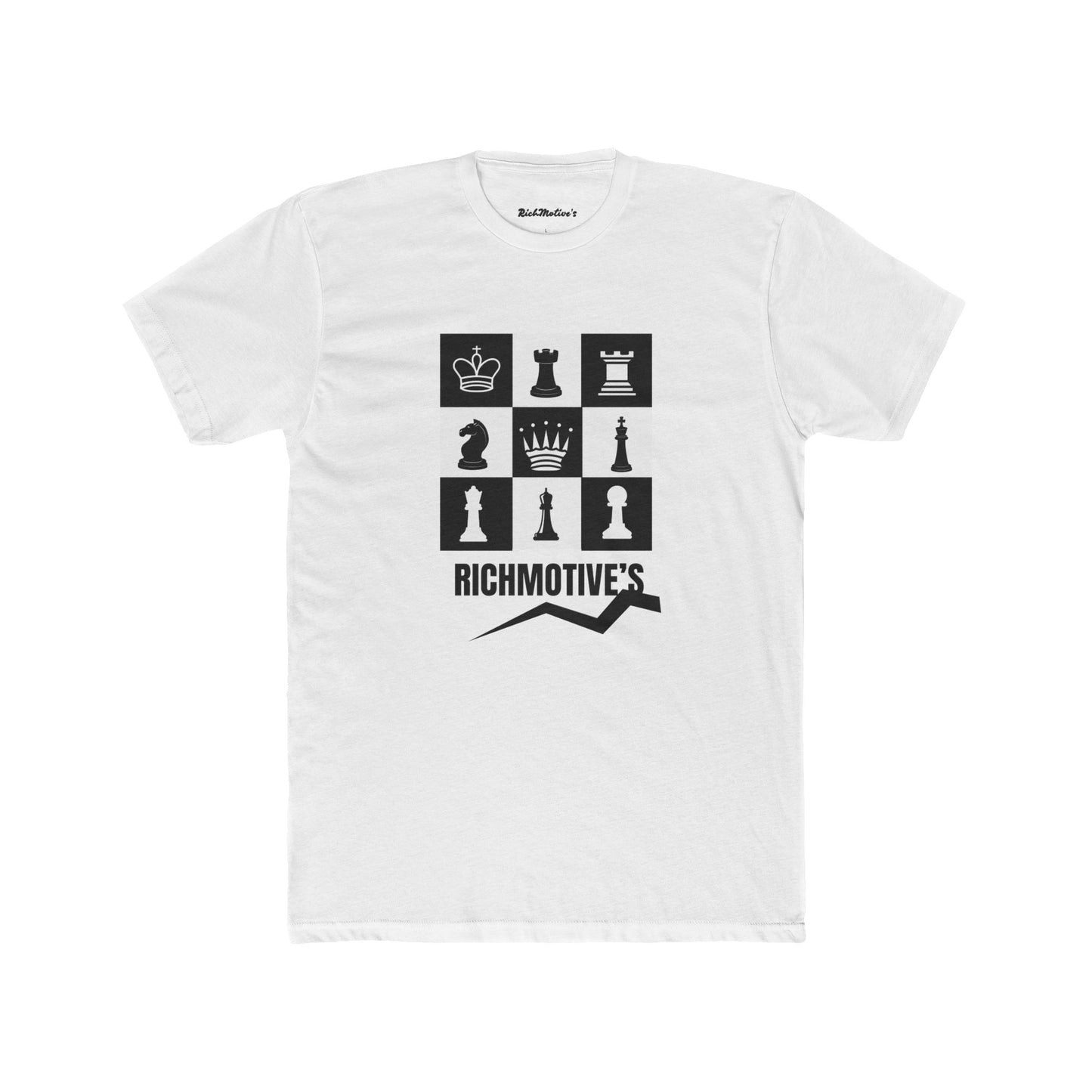 Richmotive's Chess Strategy Unisex Cotton Crew Tee