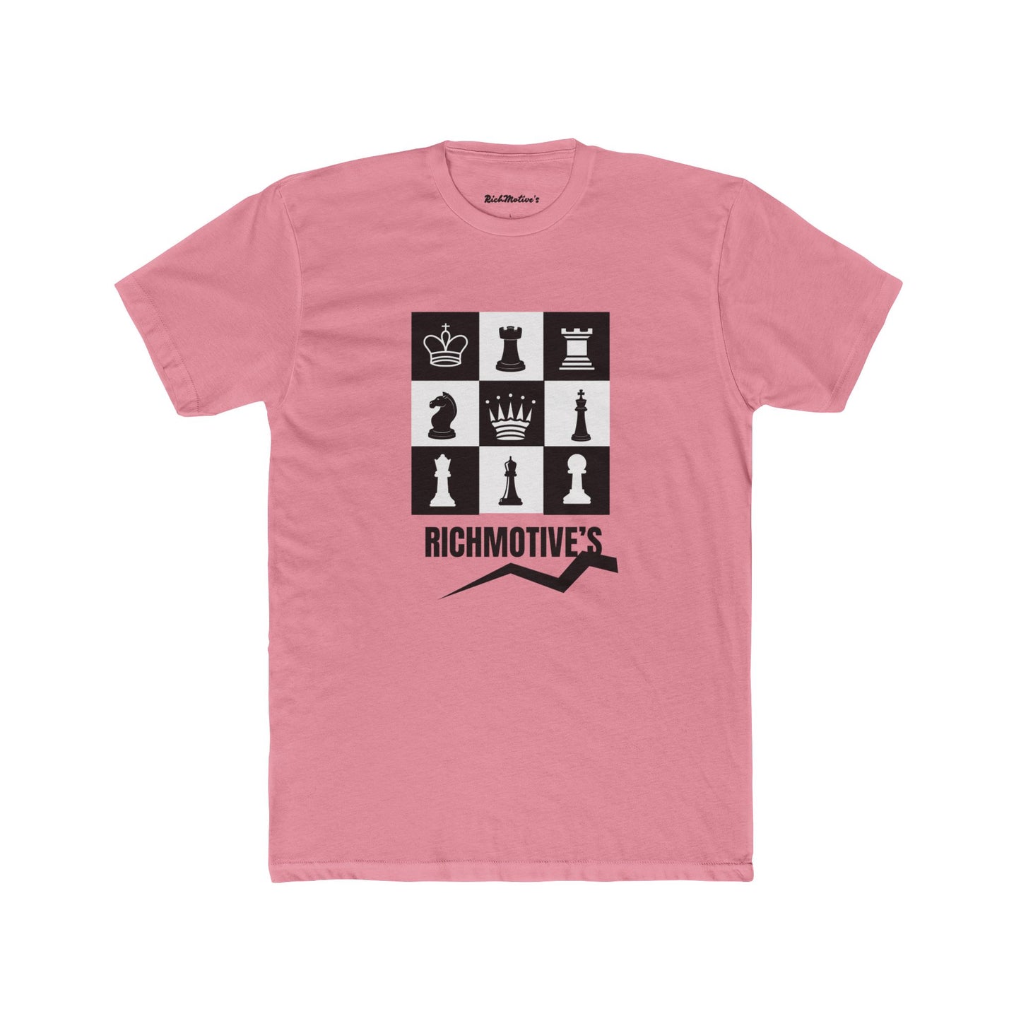 Richmotive's Chess Strategy Unisex Cotton Crew Tee