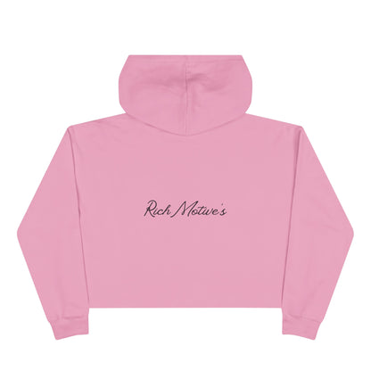 Rich Motive's Artistic Crop Hoodie - Stylish, Casual & Unique