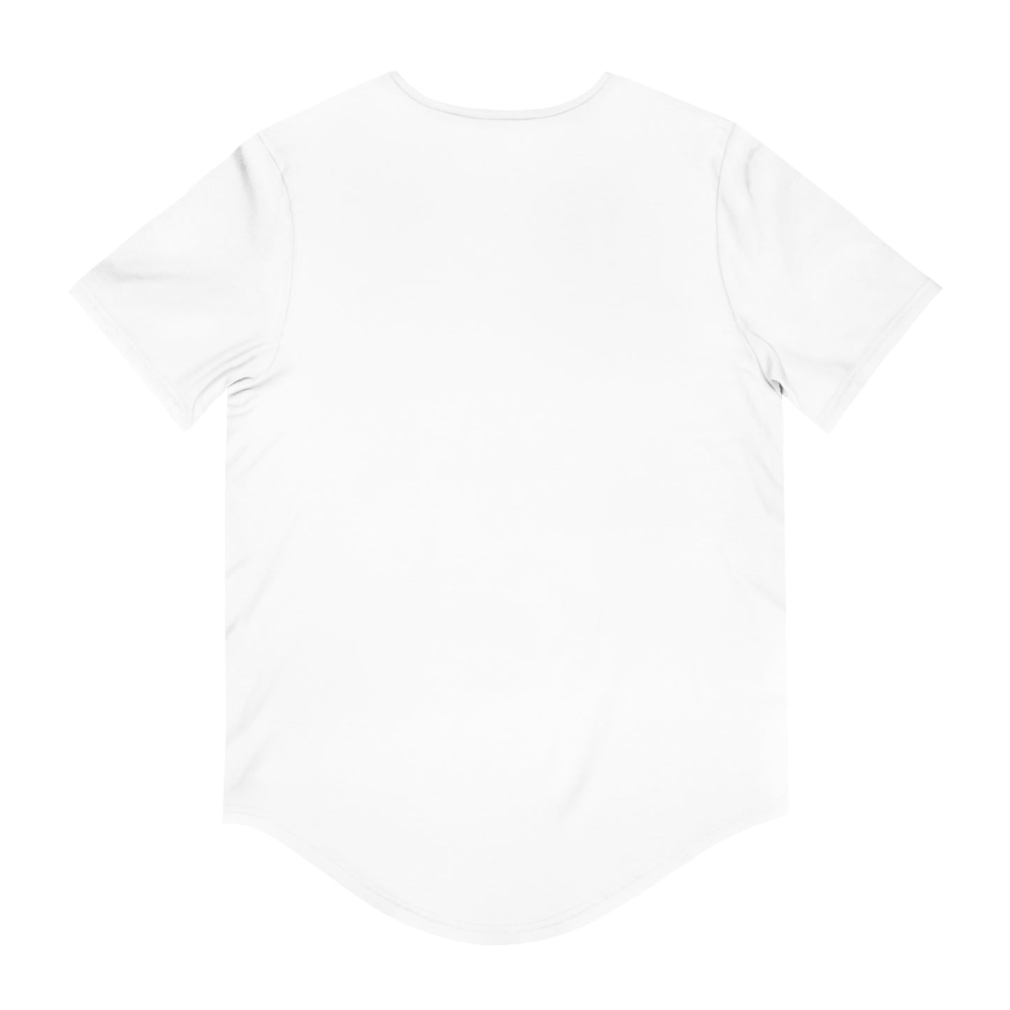 Trendy Curved Hem Tee with Richmotive's Design