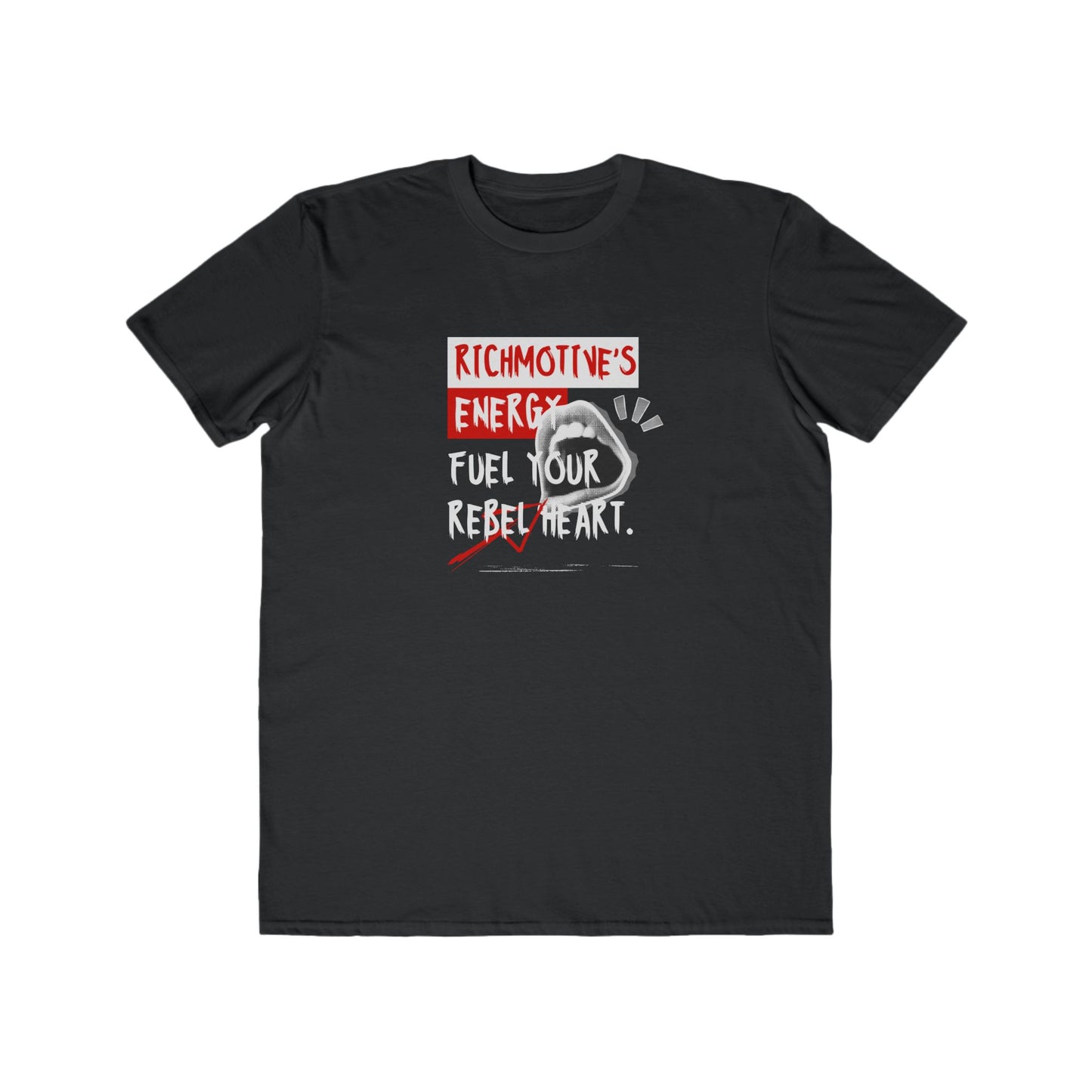 Men's Rebel Heart Tee - Stylish Lightweight Shirt for Self-Expression