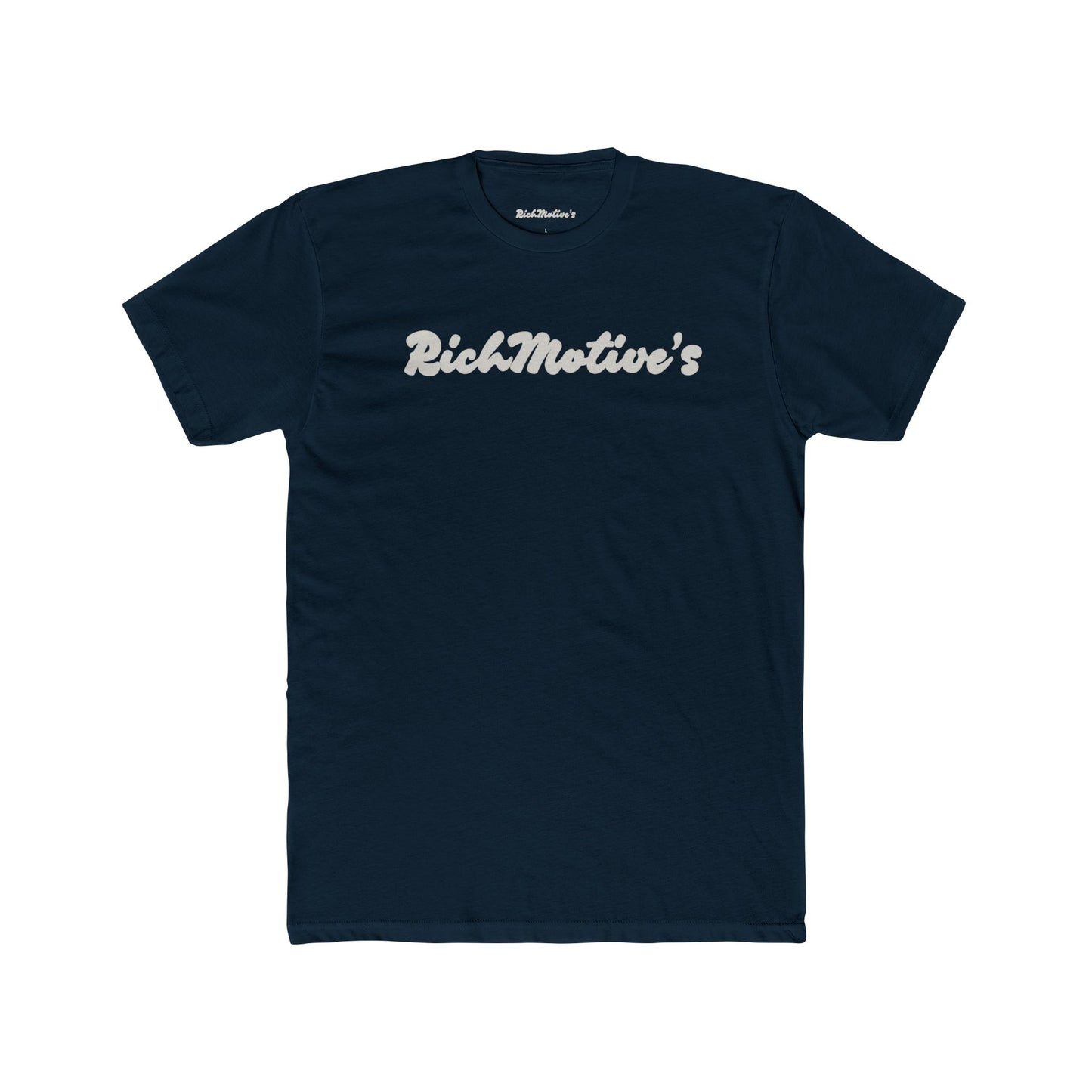 RichMotive's Unisex Cotton Crew Tee - Comfortable Casual Wear