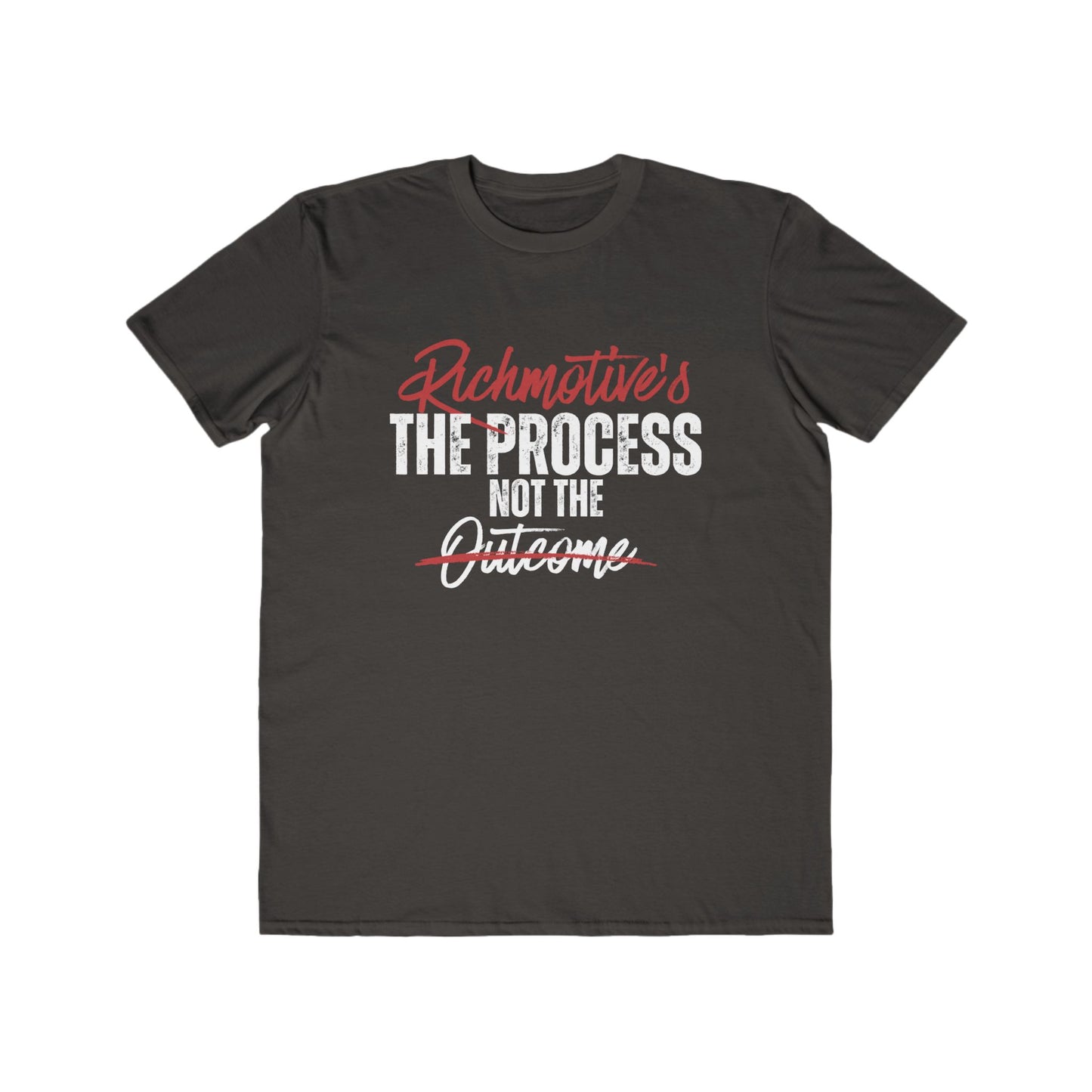 Richmotive's Men's Lightweight Fashion Tee - Embrace The Process - Ideal for Motivational Wear