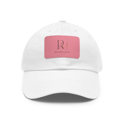 Stylish Dad Hat with Leather Patch - Rich Motives