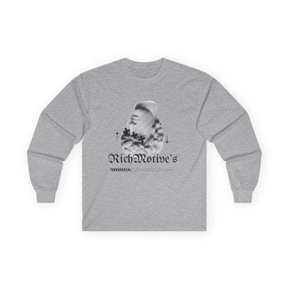 Rich Motive's Unisex Ultra Cotton Long Sleeve Tee - Trendy Graphic Tee for Casual Wear
