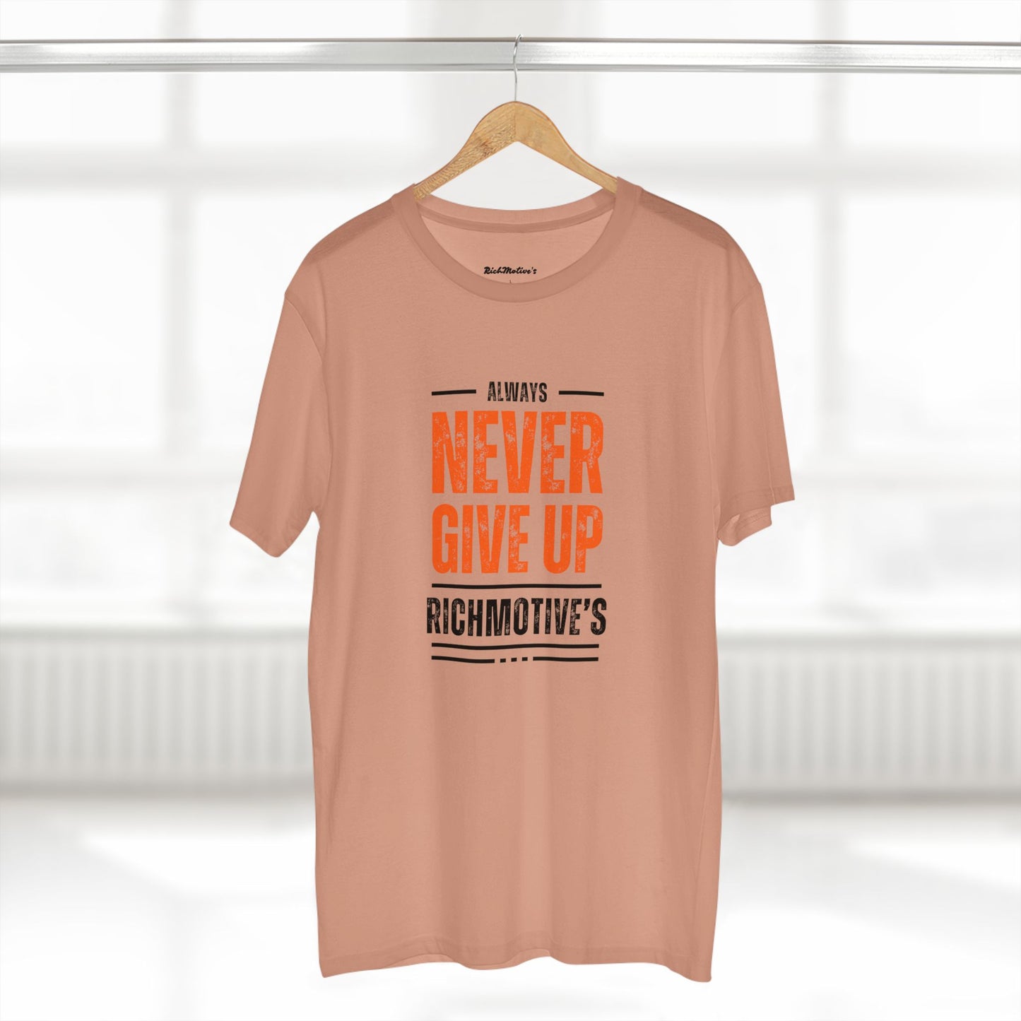 Motivational Adult Tee - "Always Never Give Up"