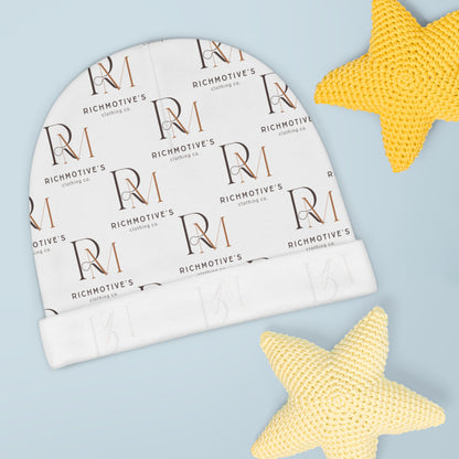 Stylish Baby Beanie with Richmotive's Logo - Perfect for Newborns & Gifts