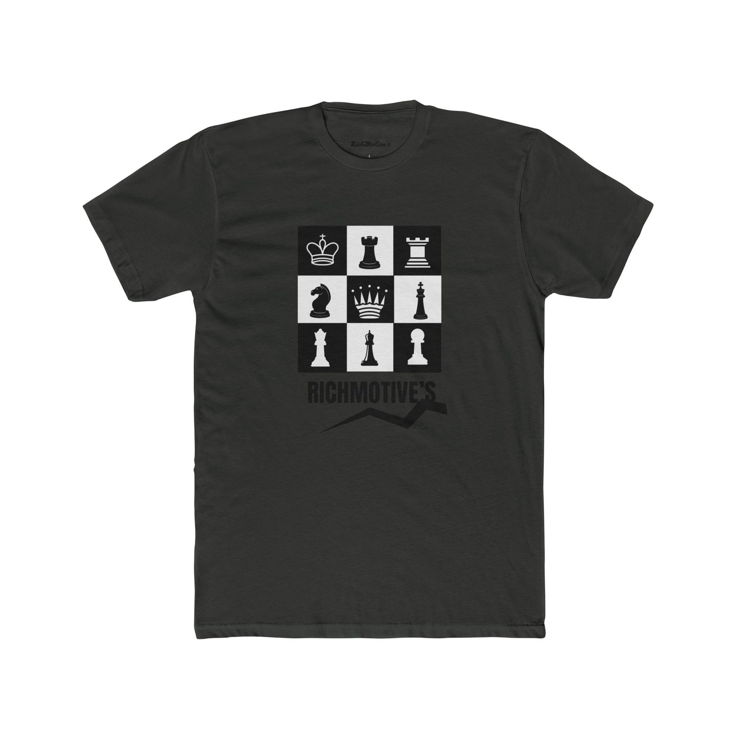 Richmotive's Chess Strategy Unisex Cotton Crew Tee