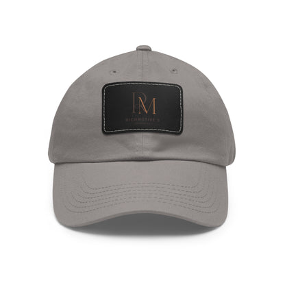 Stylish Dad Hat with Leather Patch - Rich Motives