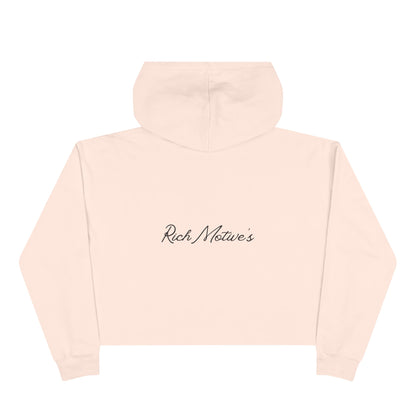 Rich Motive's Artistic Crop Hoodie - Stylish, Casual & Unique