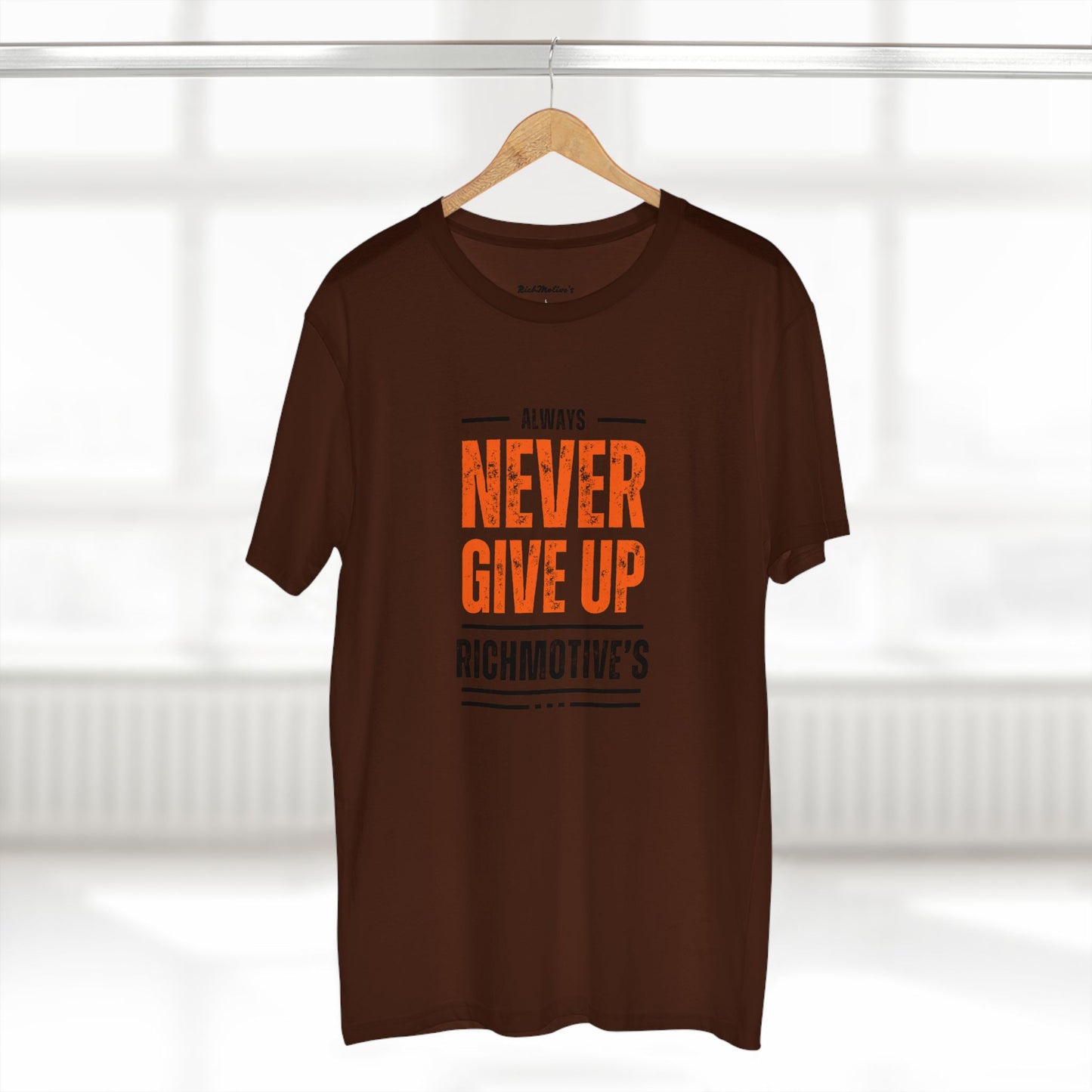 Motivational Adult Tee - "Always Never Give Up"