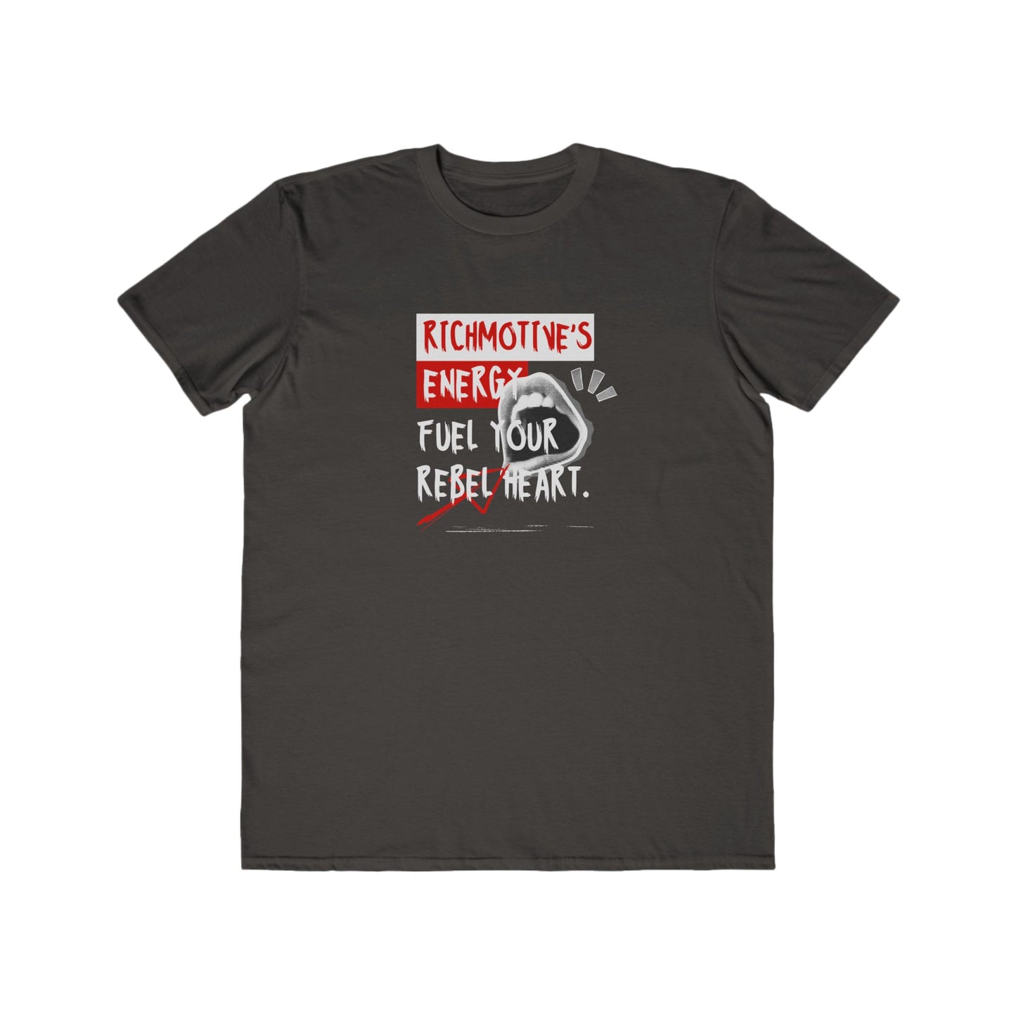 Men's Rebel Heart Tee - Stylish Lightweight Shirt for Self-Expression